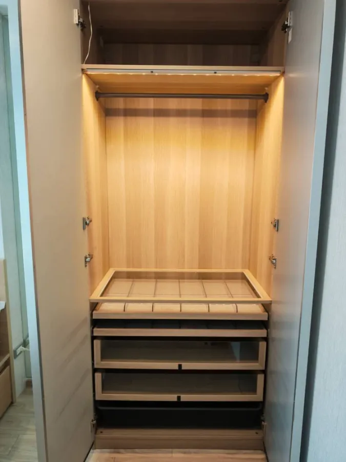 ให้เช่า Feel condo ลาดพร้าว 33 *บิ้วอิน-Built-in ทั้งห้อง *กระเป๋าใบเดียวเข้าอยู่ได้เลย ชั้น​ 2 (อยู่สบายหรูหรา เงียบสงบ) มาก่อนได้ก่อนห้องไปเร็วมาก