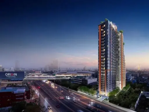 Down payment for sale: Origin Plug and Play Sirindhorn Station Duplex Duo space, 11th floor, beautiful view, no buildings blocking the view