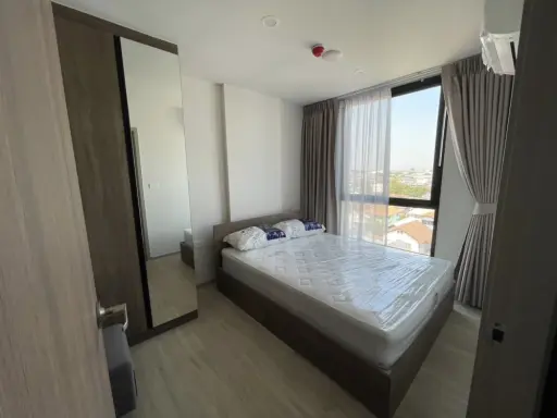 For rent condo Nue Core Khu Khot Station ห้องน่าอยู่ เฟอร์ เครื่องใช้ไฟฟ้าครบ มาอตตัวเข้าอยู่ได้เลย