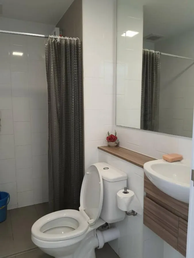 For rent, Plum Condo Rangsit Alive 1, 7th floor, beautiful central view. Plus, it's a very private corner room, don't miss it.
