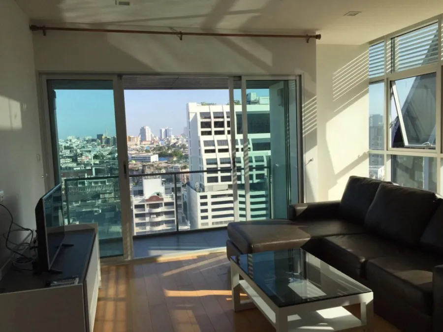 Condo for rent, Vertic Rama 4 - Siam, 2 bedrooms, 2 bathrooms, corner room, ready to move in, convenient transportation, don't miss it!