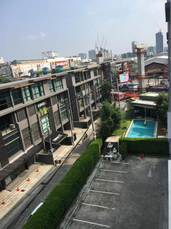For rent, Aspire Ladprao 113, simple room, high floor, near The Mall Bangkapi, convenient, don't miss it!