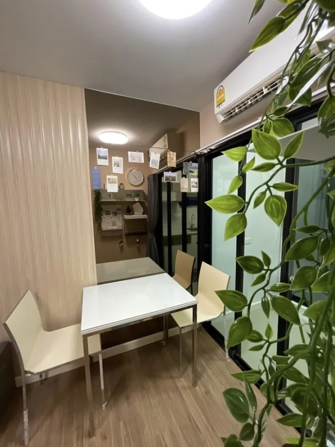 For sale I-Condo Salaya 1 ห้องแต่งพร้อมอยู่ ราคาจับต้องได้ เก็บกระเป๋าใบเดียวเข้าอยู่ได้เลย