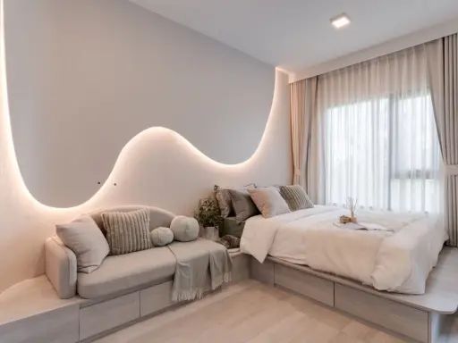 Selling down payment Cobe ratchada - rama 9, corner room, spacious room, Building H, has privacy, book now. images