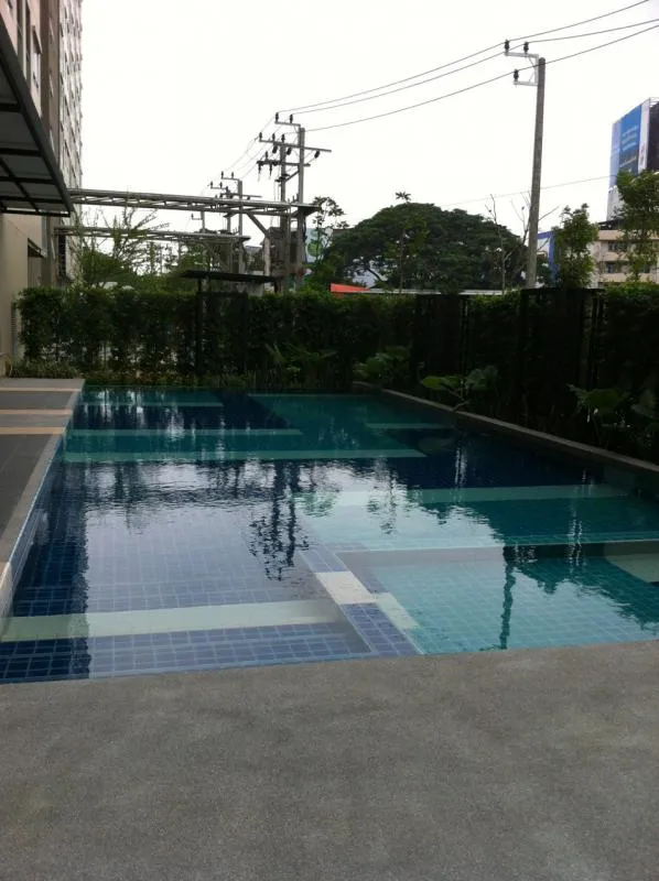 Condo for rent, Lumpini Ville Sukhumvit 77, beautiful room, lots of furniture, beautiful city view, good location, suitable for working people, near BTS.
