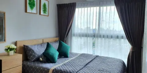 For Rent พลัมคอนโด รามคำแหง สเตชั่น ชั้น31 ห้องริม วิวสระว่ายน้ำ และฝั่งเมือง ชั้นสูงวิวสวยสะใจด่วนๆ