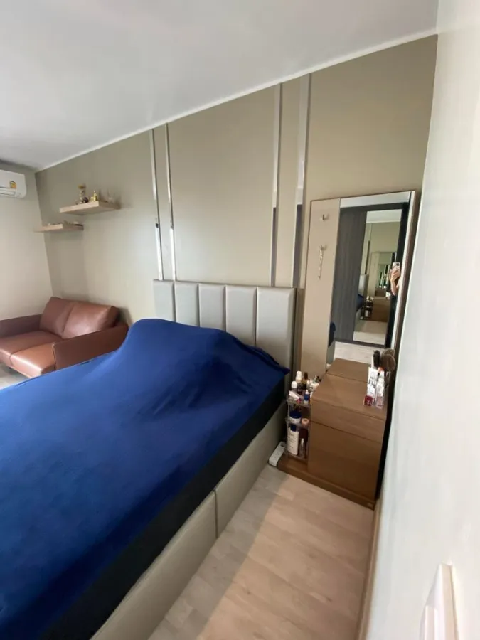 For sale Ideo Ratchada-Sutthisan, 18th floor, very beautiful view, fully furnished, good price, you must reserve now.