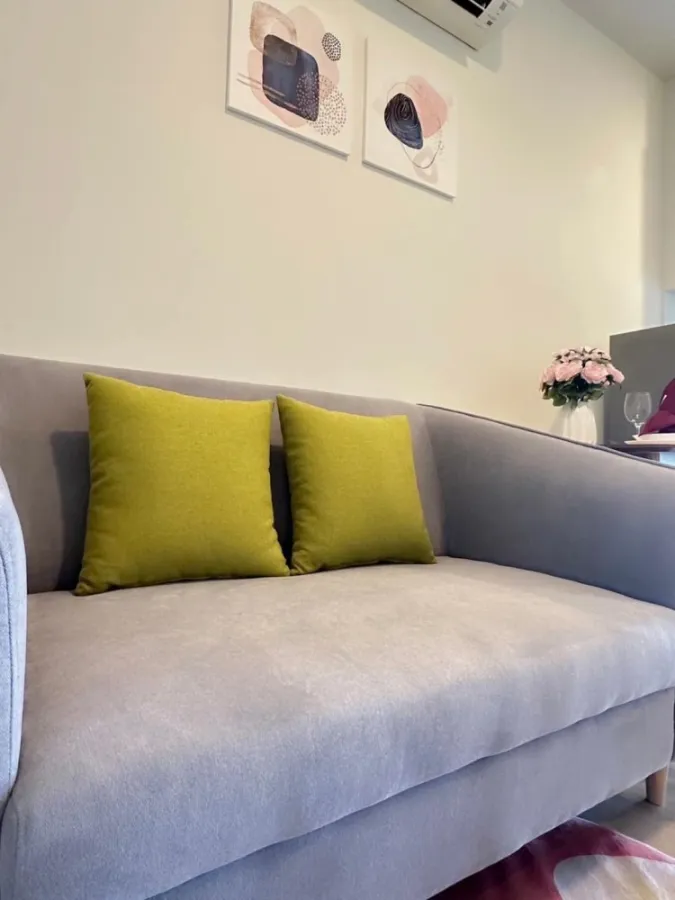 For rent Chewathai Kaset Nawamin, 8th floor, beautiful room, fully furnished, just carry your bags and move in immediately. Book now, don't miss it.