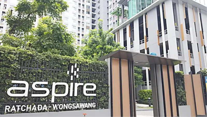 ขาย Aspire รัชดา-วงศ์สว่าง 1 ห้องนอน 1 ห้องน้ำ เฟอร์นิเจอร์พร้อมอยู่ ตกแต่งแบบเรียบๆ จองเลย