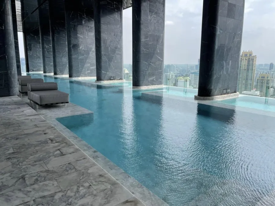 Condo for rent, Ashton Asoke, high floor, corner room, privacy, complete with facilities, book now
