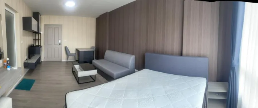 dcondo Campus Dome Rangsit ให้เช่า ติดวอลรอบห้อง พร้อมเครื่องใช้ไฟฟ้าอย่างดี พลาดแล้วจะเสียใจ