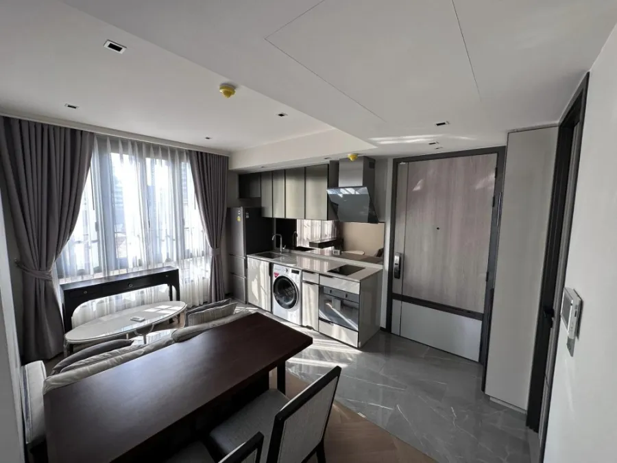 Condo for sale and rent, The Reserve Sukhumvit 61, 5th floor, corner room with privacy Complete in one place, buy now.