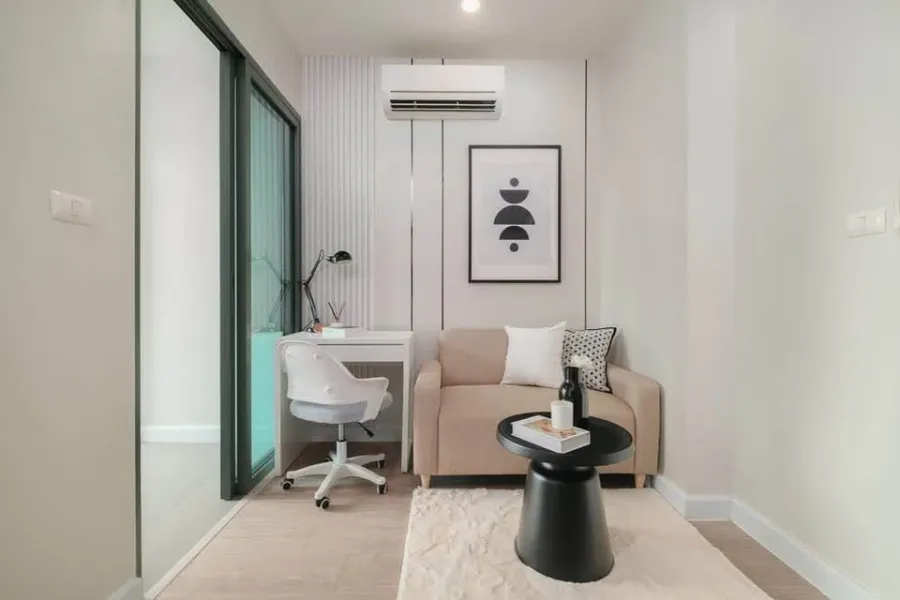 For sale: Metro Sky Prachachuen, 1 bedroom, 1 bathroom, beautifully decorated, 9th floor, beautiful view, not blocked, don't miss it.