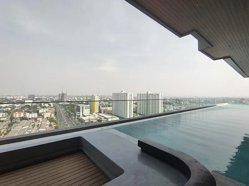 Beautiful rental room, fully furnished, ready to move in at Miti Chiva Kasetsart, 1 bedroom 23.43 sq m. Drag your bags in.