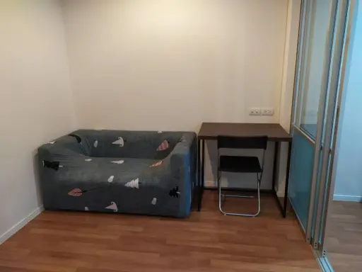 Condo for rent, Lumpini Park Rama 9-Ratchada, Building A, 16th floor, partition room, size 26 sq.m., ready to move in, book quickly
