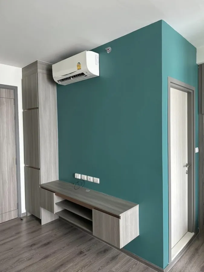 For sale, for rent, condo Knightsbridge Collage Sukhumvit 107, high floor, open view, affordable price, don't miss it.