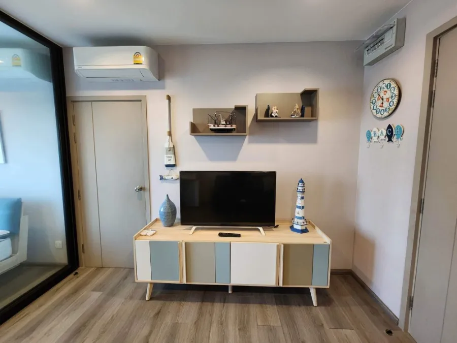 ให้เช่า เดอะ โพลิแทน รีฟ 1 ห้องนอน 1 ห้องน้ำ ชั้น 19 เครื่องใช้ไฟฟ้าครบ ตกแต่งห้องน่าอยู่ จองเลย