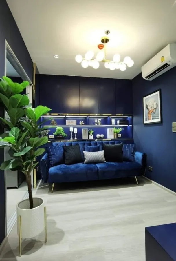 For sale, for rent, Elio Sathorn-Wutthakat, 9th floor, room decorated in modern style, luxurious, very livable, don't make a mistake booking.