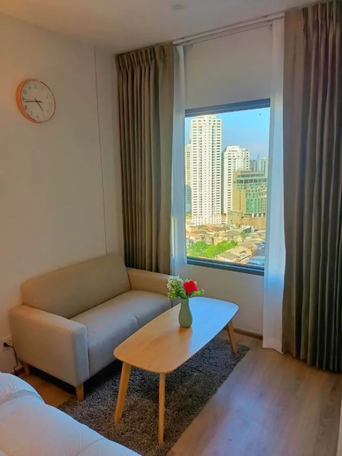 ปล่อยเช่าคอนโด Life พระราม 4 - อโศก ห้องสตูดิโอ ชั้น 24 City view! ชั้นสูงสุดของห้อง ต้องรีบมาจอง