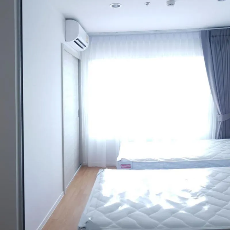 For rent Lumpini Place Srinakarin-Huamark Station, 14th floor, good view, convenient transportation, near Airport Link, hurry now