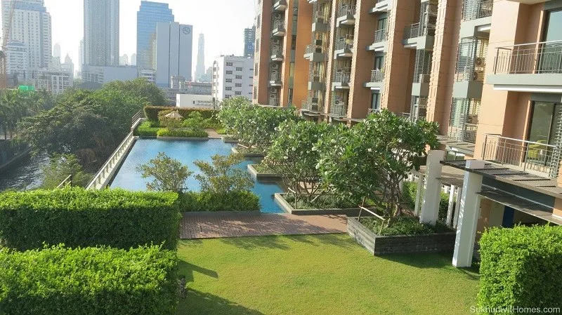 For sale, for rent, luxury condo, Villa Asoke, 37-38th floor, corner room, the most beautiful view on the floor, luxuriously decorated, hurry and rese