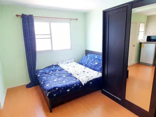 Condo for rent, Lumpini Township Rangsit-Khlong 1, fully furnished. A large wardrobe to put things that are very satisfying. Urgent.