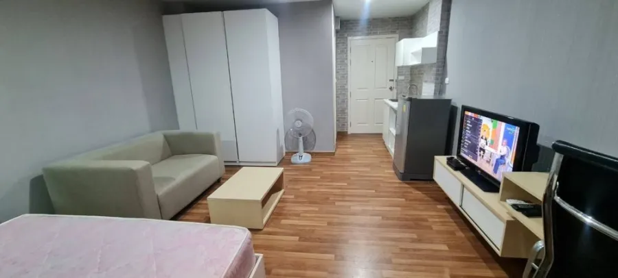 คอนโดให้เช่า โครงการไมอามี่บางปู ห้องสตูดิโอ ชั้น 4 ห้องมุมวิวดี ราคาโดน รีบมาจองเลยจ้า