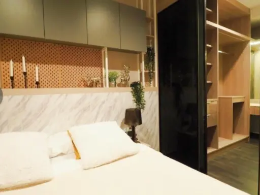 ปล่อยเช่า เดอะไลน์ อโศก-รัชดา ตกแต่งสวยเหมือนห้องตัวอย่างโดย interior มืออาชีพ เอาใจคนเมืองสมัยใหม่