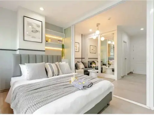 ให้เช่า Sense of London ห้องสวย Buit-In สุดปัง เฟอร์นิเจอร์จัดเต็ม คุมโทนสุดๆ พลาดแล้วจะเสียใจ