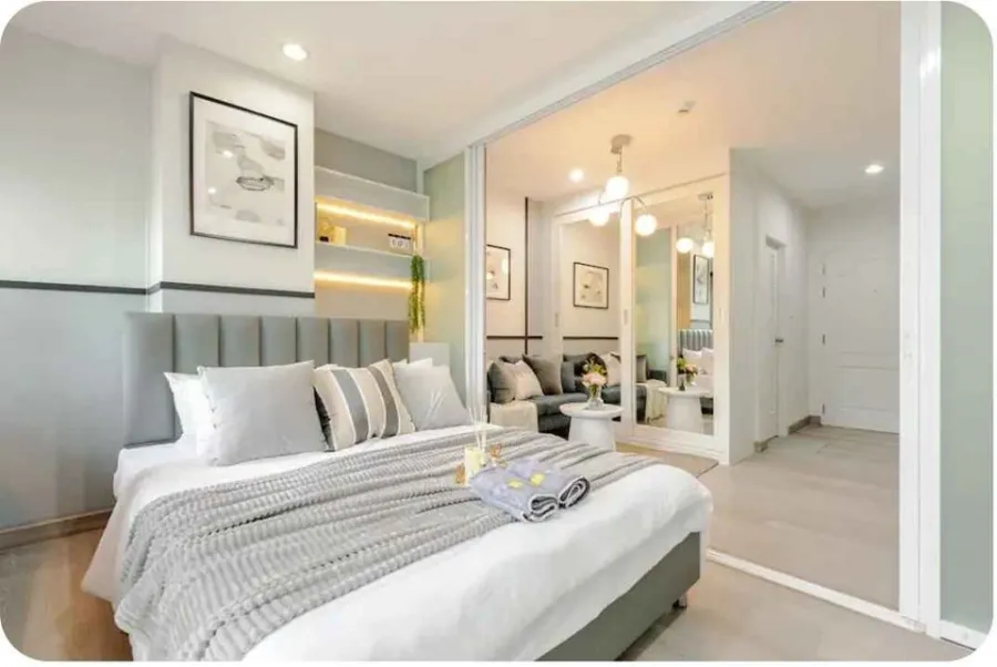ให้เช่า Sense of London ห้องสวย Buit-In สุดปัง เฟอร์นิเจอร์จัดเต็ม คุมโทนสุดๆ พลาดแล้วจะเสียใจ
