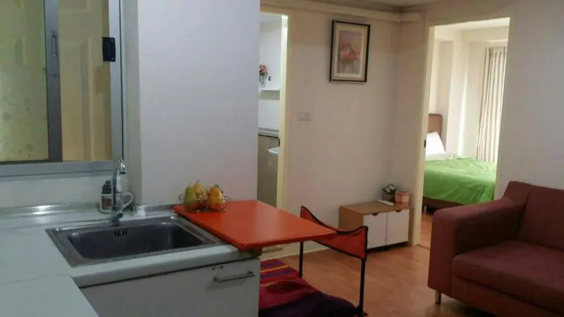 For rent, Park View Vibhavadi, Don Mueang, Phase 1, A3, 3rd floor, brand new furniture in the whole room. ready to move in