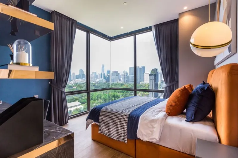 ให้เช่า คอนโด MUNIQ หลังสวน Superluxury condo ทิศใต้ ลมเย็นมาก วิวสวนลุม สวยสุดของโครงการ