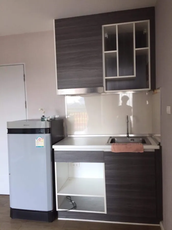 For rent!! Ril Condo Rangsit, 5th floor, Building C, very new room, fully furnished, ready to move in immediately, don't miss it!!