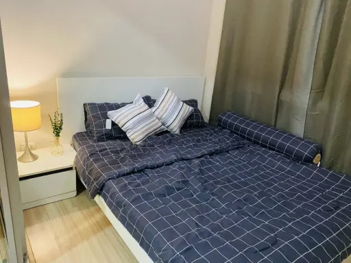 Plum Condo Bangyai Station for rent, ready to move in, low floor, affordable price, just bring your own luggage and move in. Hurry and reserve now+++