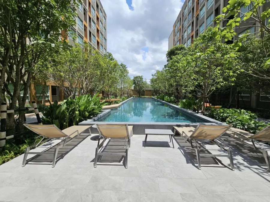 For rent urgently!! Dcondo Phana, a new resort-style condo Complete with all functions that can be used with every lifestyle!!