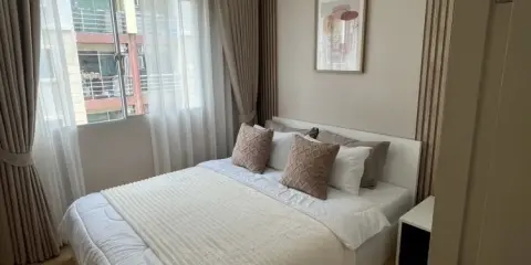ให้เช่า Smart Condo Rama 2 ห้องแต่งสวยครบครัน มาพร้อมเฟอร์นิเจอร์ครบครัน หิ้วกระเป๋าเข้าอยู่ได้เลยจ้า