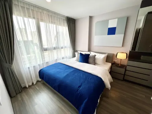 For rent, Ideo Chula-Samyan, decorated room, ready to move in, complete here, hurry to move in and reserve it before the room slips out of hand. images