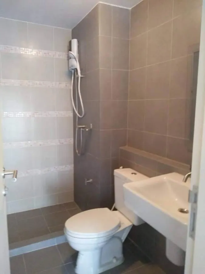 For rent, D Condo Campus Resort, ABAC Bangna, beautiful room, fully furnished, good location, ready to move in, book now!