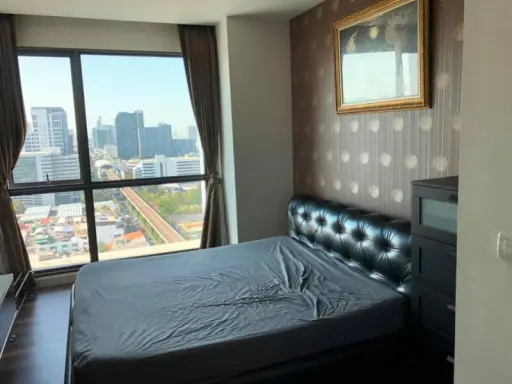 For rent, The room, Sukhumvit 62, area 47 sq.m., fully furnished, convenient transportation, next to BTS Punnawithi