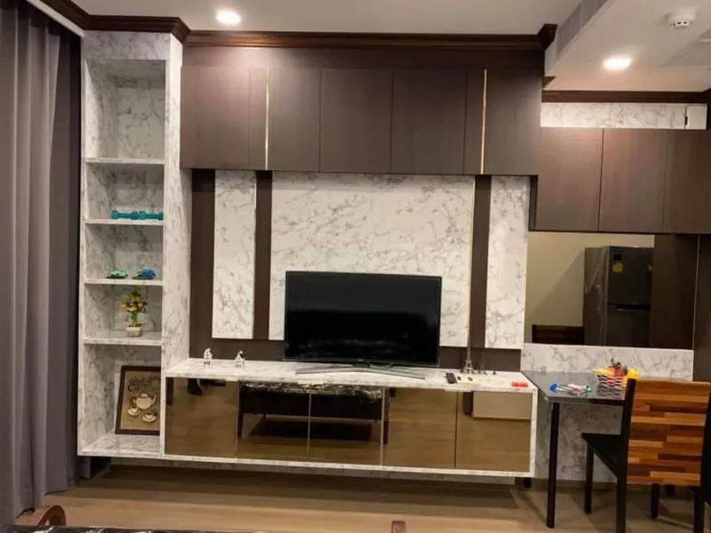 Condo for rent, Ashton Chula-Silom, beautiful room, new condo, ready to move in Furniture and appliances