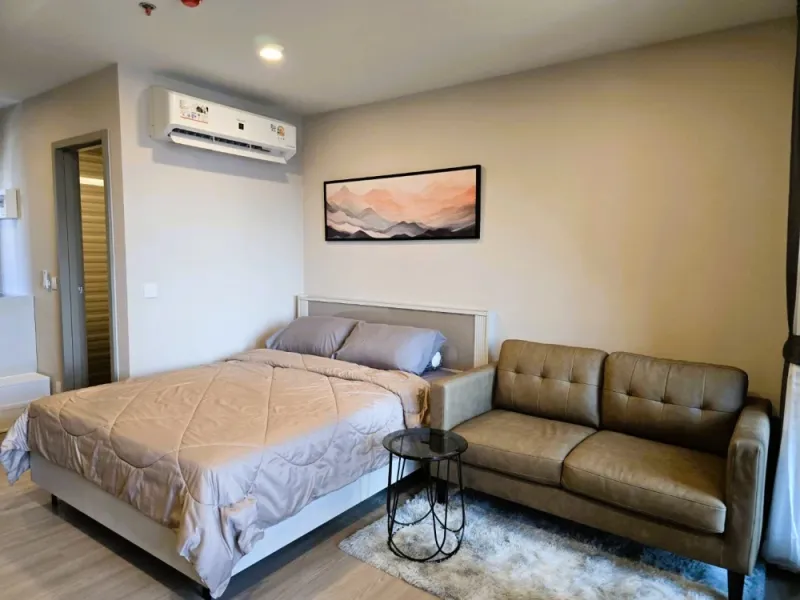 ให้เช่า Aspire Sukhumvit - Rama 4 1 ห้องนอน 1 ห้องน้ำ เฟอร์นิเจอร์ครบครัน เห็นวิวสวยจากชั้นสูง จองด่วน