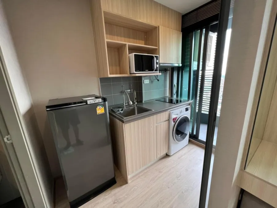 Sell / Rent Condo Ideo O2 Bang Krachao View Complete with electrical appliances, near the train station, very convenient to travel