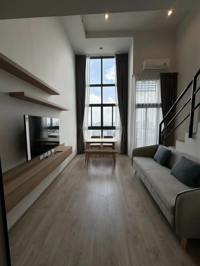 คอนโดให้เช่า Ideo Rama 9 - Asoke ห้อง Hybrid Studio Duplex แต่งพร้อมอยู่ บอกเลยว่าห้ามพลาดเด็ดขาด