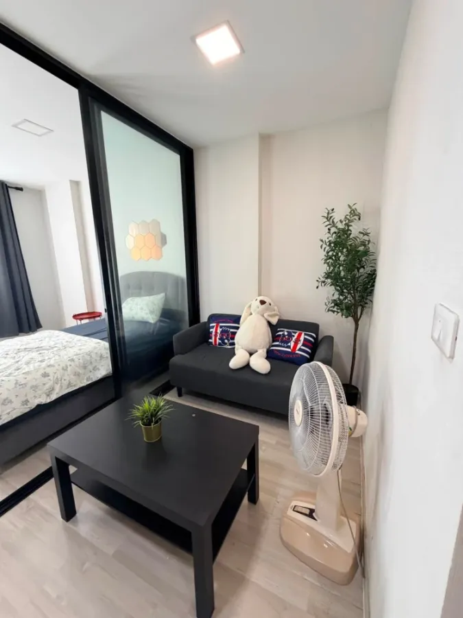 Sale, rent, Plum Condo, Saphan Mai Station, furniture and electrical appliances, good location, don't miss it!!