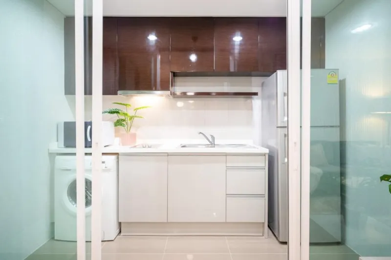 ขาย/ให้เช่า The Address ปทุมวัน ชั้น 6 ห้องกว้างมาก ตกแต่งสวยสุดๆ กรุผนังอย่างดี ไม่จองพลาดมาก