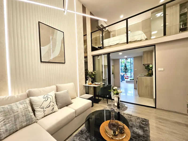 ขายดาวน์ ออริจิ้น ปลั๊ก & เพลย์ ศรีนครินทร์ ชั้น 29 ห้องแบบ Duo Space จองเลย ด่วนๆ