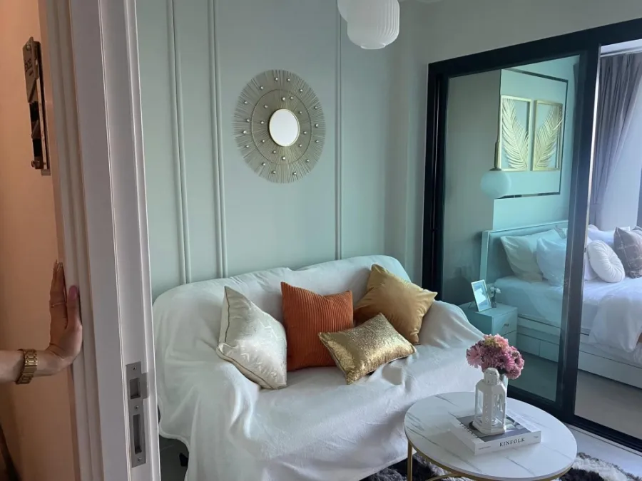 ขาย The Excel Hideaway Lasalle 11 ชั้น 7 ห้องตกแต่งสวย เฟอร์นิเจอร์อย่างดี Buit-In สุดปัง ห้ามพลาด