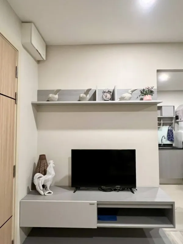 ขาย ให้เช่า The Cube Premium Ratchada 32 ชั้น 8 ห้องมุม แต่งครบ พร้อมอยู่ จองเลย