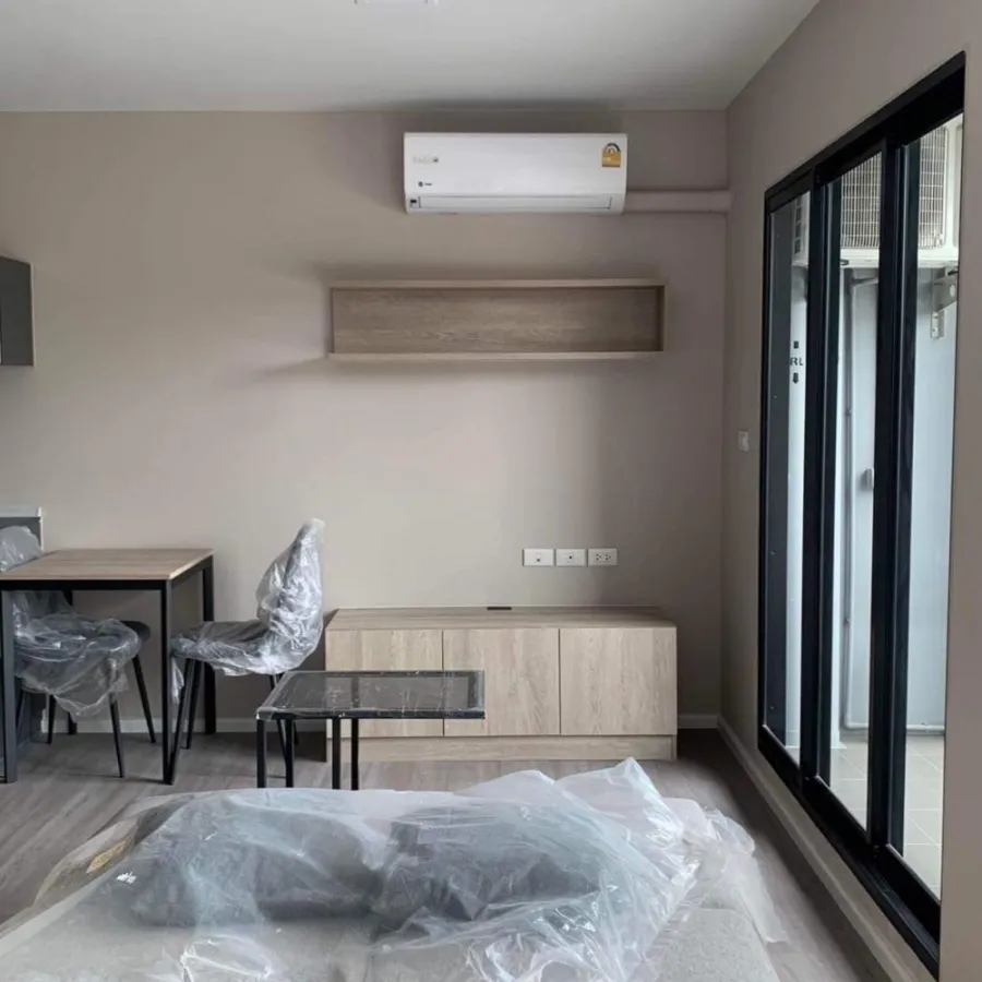 For Rent ดีคอนโด ไฮด์อเวย์ รังสิต เฟส 4 ห้องตึก B ชั้น 2 วิวนอก พร้อมประตู digital ดีแบบนี้รีบจองเลย
