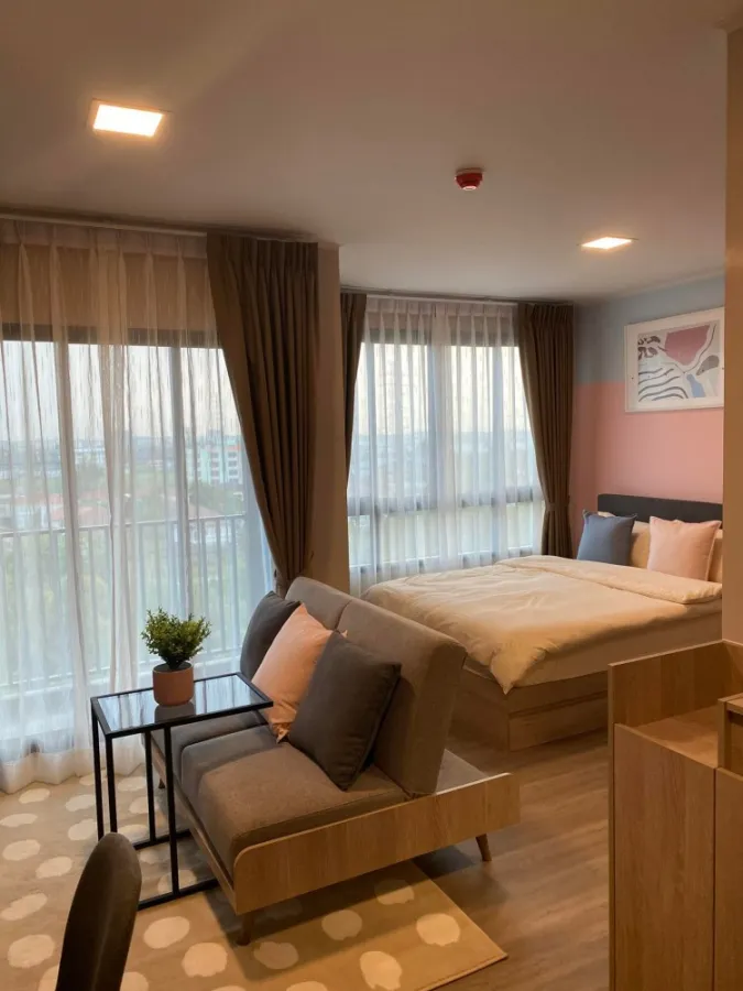 For rent dcondo Hideaway Rangsit ห้องแต่งได้อย่างลงตัว ชั้น 8 วิวโล่ง โซฟาปรับนอนได้ จองด่วนๆจ้า